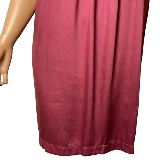 SIGRID OLSEN Signature Beaded Sequin Rosewood Viscose Sleeveless Dress Medium - Picture 7 of 15